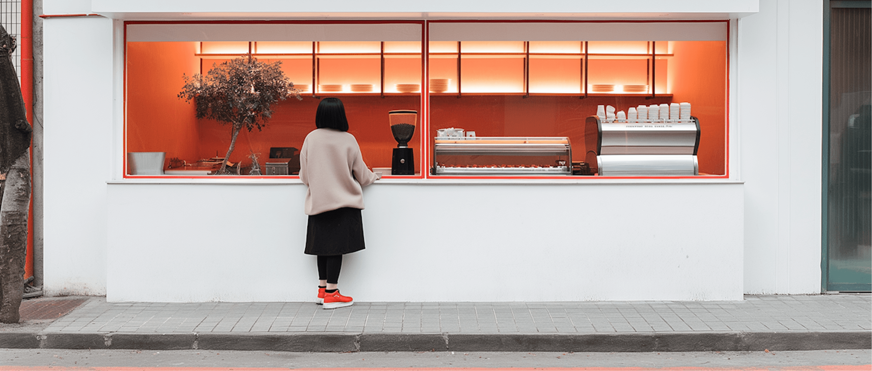 Restaurant storefront